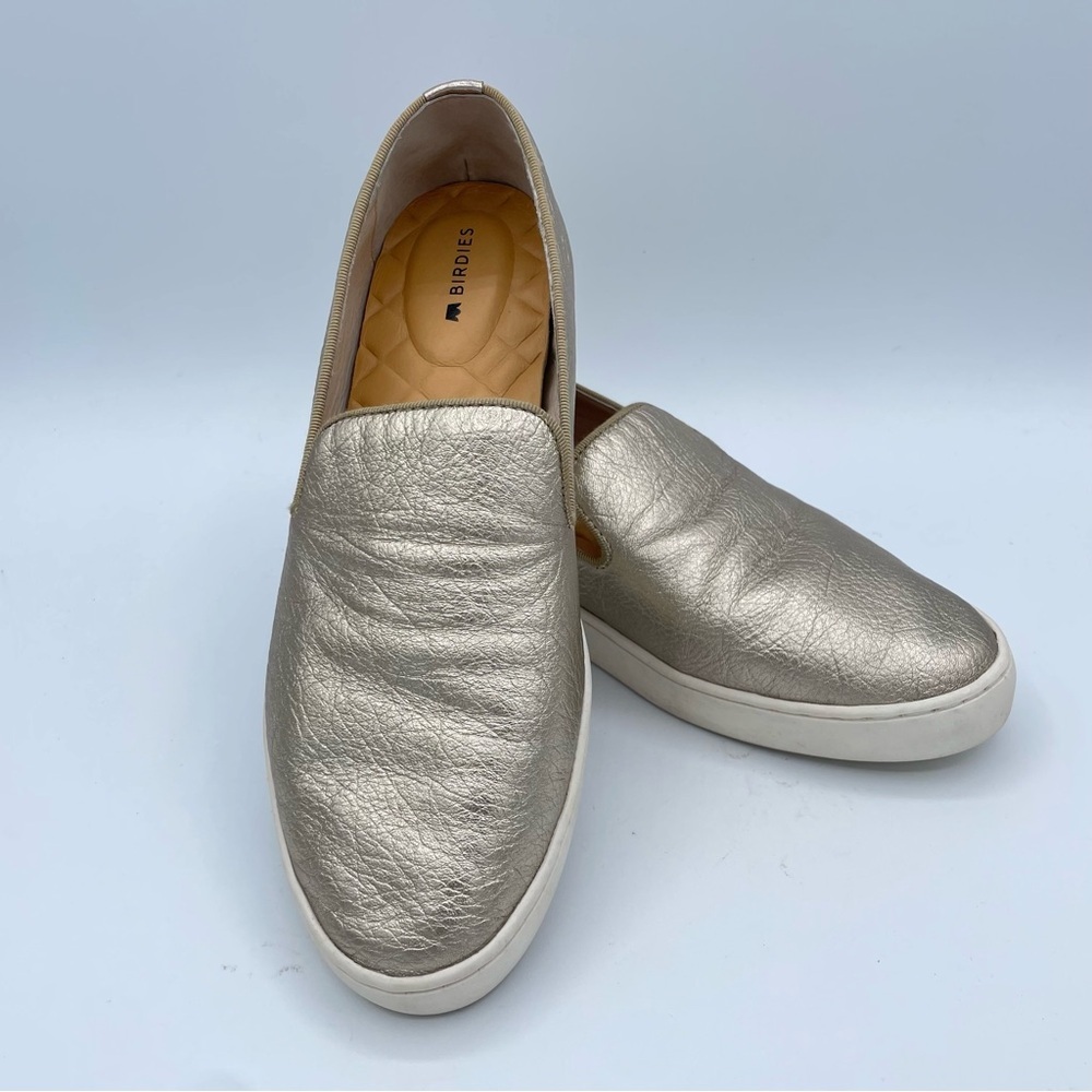 Birdies Gold Metallic Sneakers Size 6 1/2 Gold